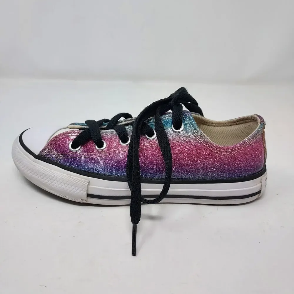 Converse Ombre Glitter Sneakers Size 1